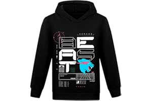 TBNRFrags Mr Beast Boys Hoodies YouTube Gamer Sweatshirts Lightning Cat Long Sleeve Top Clothes For Kids Black Blue Sportswear