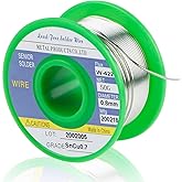 Lötdraht 0.8mm Bleifreier - Entkernt Lötzinn Kolophonium Niedrigschmelzender Kern Lötdraht Bleibedrahtet Sn99,3 Cu0,7 50g