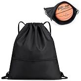 Rope Bag for School, Travel, Beach, Gym Black Backpack
