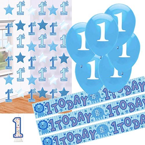 NEW 1st Birthday Decorations Boy