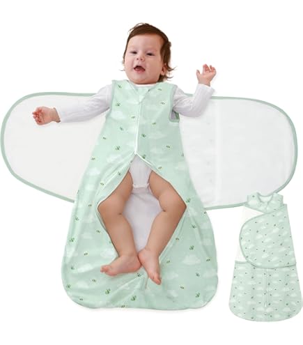 Zwergenzirkel Baby Schlafsack 3in1 für Neugeborene – Pucksack aus Baumwolle zum Pucken, Wickeln & als Decke, Babyschlafsack mit Sicherheitsreißverschluss für ruhigen Schlaf von 0–3 Monaten Baby