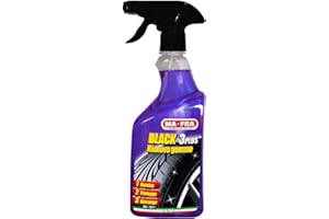 Mafra, Black 3 Plus, Spray Noir Pour Pneus, Capable de Renouveler, Polir et Protéger les Pneus de Voiture de la Lumière du Soleil et des Agents Atmosphériques, Non Gras les Fissures, 500ml