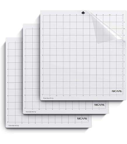 Craftcut 4er Set Schneidematten 30,5x30,5cm - Kompatibel Mit Cricut Plottern