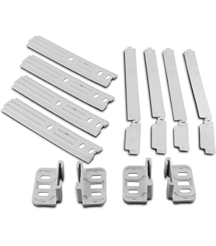 Kit Guide Per Porta Frigorifero E Congelatore C00312150 – Set Da 4 Pezzi Bianco