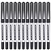 Price comparison product image 12pcs/set DELI S656 Gel Pens 0.5mm Writing Point Black Ink Color Smoothly Excellent Writing Liquid-Ink Gel Pen For Gift/Student/School/Work/Office/Sketch/Buiness