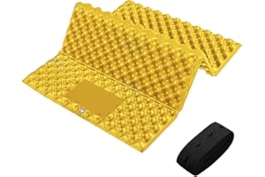 GWAWG Ultralight Hiking Sit Mat with Elastic Band, Foldable Portable Waterproof Thermally Insulated Seat Pad for Outdoor Park Picnic Camping Hiking Playground Adventures, Stay Warm and Dry