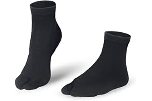 KNITIDO Traditionals Tabi | Chaussettes japonaises courtes en coton avec gros orteil séparé
