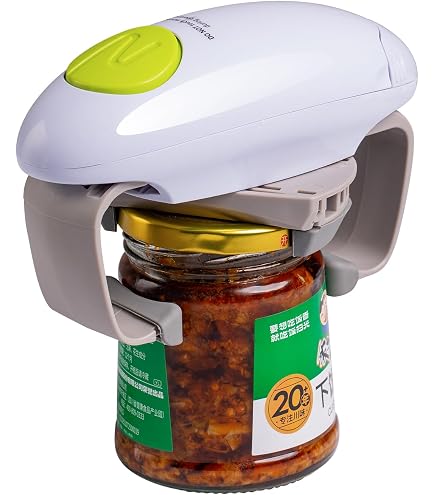Apriscatole elettrico, apriscatole a mani libere, apriscatole, utensile da cucina, apriscatole per gatti, per anziani con artrite, mani deboli