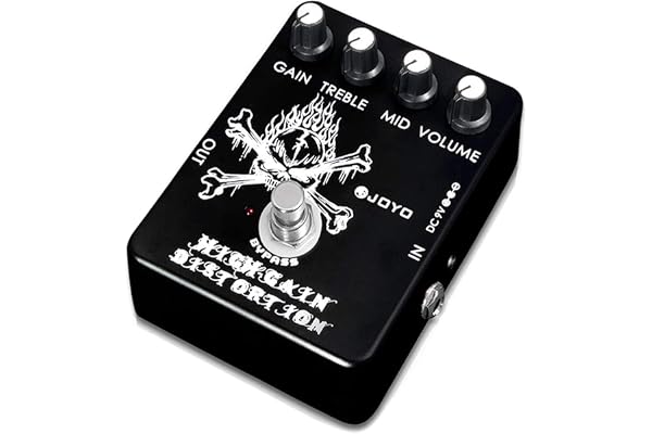 JOYO Pédale De Distorsion À Gain Élevé - Du Crunch AC/DC Au Métal Lourd Avec Égaliseur 3 Bandes Pour Effet Guitare Électrique – Bypass (JF-04)