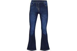 A2Z 4 Kids Girls Denim Jeans Comfort Stretchy Jeggings Flared Bell Bottom Light Blue Pants Trendy Fashion Jeans Age 5 6 7 8 9 10 11 12 13 & 14 Years