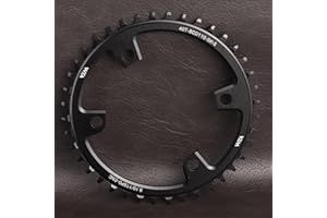 Advokingtap 110BCD Single Chainring For Road Bicycles, Features 4 Bolts And Narrow Wide Tooth Technology, Available In 5 Teeth Sizes 36T, 38T, 40T, 42T, 44T(44T)
