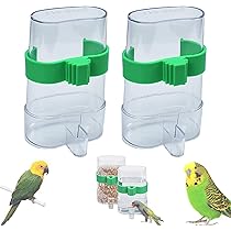 10 Vogelfutterspender & Tränken Set - Automatische Futterstation Für Käfigvögel