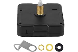 WinTaim Movimento al quarzo, super silenzioso, per orologio da parete, codolo lungo e gambo corto, 8/13/18,5/20/22 mm, fai da te, meccanismo di ricambio di ricambio (senza lancette. serie WT-5168)