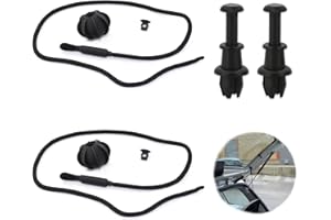 EOPHMI Car Parcel Shelf String Pack of 2 Car Parcel Shelf Cords, Roof Rack Attachment Straps Accessories Replacement Accessories for VW Polo for VW Tiguan For Golf MK5 MK6 MK7 GTI 2006-2013