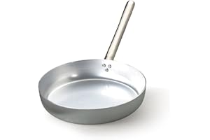 Pentole Agnelli Poêle avec Manche, Aluminium 22 cm Aluminium