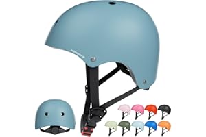 ‎KORIMEFA KORIMEFA Kinder Fahrradhelm für 3-13 Jahre Jungen Mädchen, Skaterhelm mit Knie-, Handgelenk- und Ellbogenpolster-Set, Kinderhelm Helm für Fahrrad Roller Skateboard Laufrad Klettern