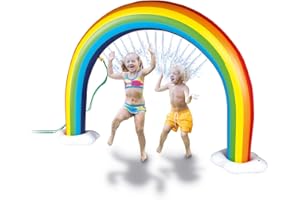 Happy People 77422 - Sprinkler Rainbow, Regenbogenfarben, 216 x 46 x 153 cm