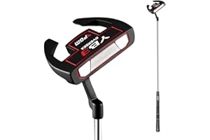 HANGOLFER Golf Mallet Putter Right Handed Adults Men Women Golf Push Rod Ox Horn Style with Aiming Line Golf Club Putter Sports&Outdoor