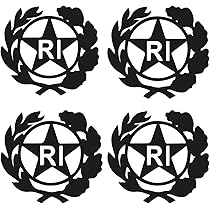 Set di adesivi per targa di tara - Ref02