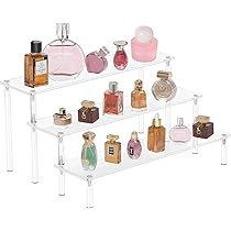 Espositore 3 Livelli In Plexiglass Per Cupcake, Trucchi E Collezioni - Organizzatore Vanità 30x20x15 Cm - Foto 2