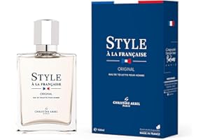 Christine ARBEL - Eau de Toilette Style à la Française ORIGINAL- Parfum pour Homme - Vaporisateur 100ml Fabriqué en France