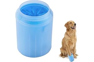 SEMINISMAR Limpiador de Patas Para Perro y Gato - Portátil, Extraíble, Suave Cepillo Con Cerdas de Silicona - Paw Cleaner Taza - Accesorios Para Mascotas