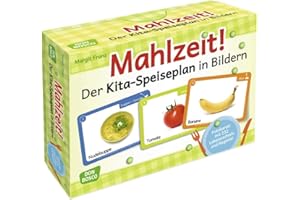 Mahlzeit! Der Kita-Speiseplan in Bildern: Fotokartei mit 232 Lebensmitteln, Register und Blankokarten zum Download. Mit Bildkarten Lebensmittel kennenlernen und den Wochenspeiseplan entdecken