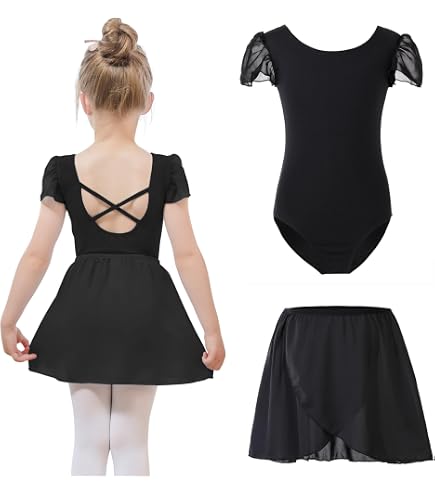 Robe Patinage Artistique Manches Longues Velours – Justaucorps Gymnastique Rythmique Filles & Femmes Avec Short