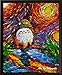 Produktbild uhomate My Neighbor Totoro Lakeside Hayao Miyazaki Wand Decor Vincent van Gogh Starry Night Poster Home auf Leinwand, Jahrestag Geschenke Baby Kinderzimmer Decor Wohnzimmer Wanddekoration Leinwandbild/, 11x14 inch
