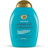 OGX Balsamo Renewing + Argan Oil of Morocco, Balsamo capelli secchi con Olio di Argan, Balsamo districante capelli danneggiat