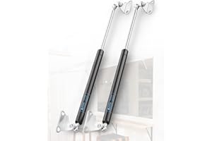 ARANA Muelles Resorte de Gas 508 mm (298 N/30 kg, tipo-L) con Amortiguador de Gas Hidráulico Brazo – Soporte para Cama de Autocaravana, Camión, Cocina, Ventana de Autocaravana y DIY Caja Pesada