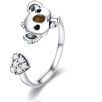 Schicker OM-Ring Aus 925er Sterlingsilber – Sanskrit-Symbol, Verstellbar & Perfekt Als Yogageschenk