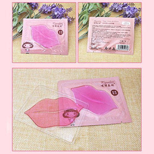 Babysbreath Collagen Lip Maske Feuchtigkeit Essenz Lippenpflege Lippen Balm Pads Anti Aging Falten - 3