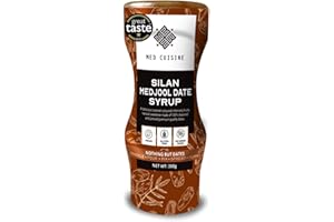 Med Cuisine Silan - 350GR - 100% Pure & Natural Dates Syrup (Date Honey) - Vegan, Refined Sugar-Free, Paleo-Friendly, Gluten-Free, Squeeze Bottle