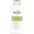 Simple Kind to Skin Protecting Light Moisturiser SPF 15 with pro-vitamin B5, vitamin E and glycerin lotion for sensitive skin 125 ml