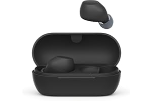 Sony WF-C710NSA Truly Wireless Noise Cancelling Earbuds, Lightweight Headphones, Touch Controls, Multipoint Connection, IPX4, up to 40 HR battery, Quick Charge, iOS and Android, Black