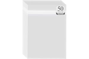 Golden State Art, Pack of 50 16 3/8x20 1/8 Crystal Clear Bag