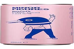 Minor Figures Mocha Can, Coffee, Cocoa + Oat Milk, 200ml