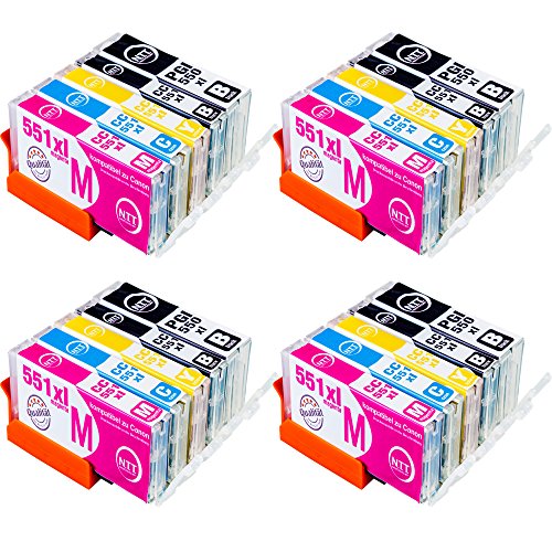 N.T.T.® SET 20 kompatible Druckerpatronen für Canon PGI-550 / CLI-551 XL