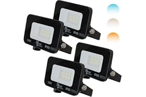 Nova Electricity Potente Aplique LED 10W IP65 para Jardín: Farola Decorativa de Luz Cálida y Eficiencia Energética F para Iluminación Exterior - PACK 4