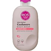 eos Shea Better Kaşmir V&uuml;cut Yıkama, Hindistan Cevizi Suları, Nemlendirici ve Besleyici, pH Dengeli Kremsi Jel Form&uuml;l&uuml;, Parab