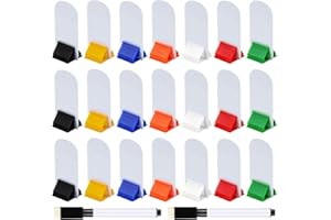 Meetory 45 DIY Leere Spielkarten und 35 Kartenständer Kunststoff Kartenhalter mit 2 Schwarzen Markers Stiften für Büro,Schule,Party Supplies,Lernmaterialien für Erwachsene, Männer, Frauen