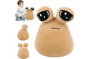 BYTLXM Alien Pou di Peluche, 22 cm My Pet Alien Pou Peluche, Alien Pou Peluche Figura, Alien Plushies Bambini Anime Peluche per Ragazze Ragazzi Bambini Regalo di compleanno