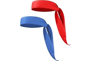 Yizhet Fascia per Capelli Sportiva 2 Pezzi Fasce Sport Cerchietti Fascia Capelli Sport Regolabile Anti Scivolo Hairband per Tennis, Yoga, Bicicletta, Fare Jogging