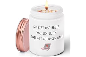 OEAGO Valentinstag Duftkerze Geschenk für Sie Ihn, 9oz Lavendel Duftkerze Frauen Geschenke für Sie vom Freund,Lustige Valentinstagsgeschenke für Sie Frauen Freundin an Valentinstag Geburtstag Weihnachten