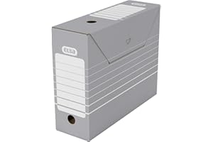 ELBA Scatola portaoggetti Tric, 10 pezzi, larghezza 10 cm, colore: grigio