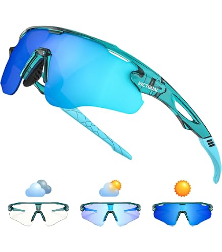 RAVS Sports Glasses - Ski & Windsurf Goggles With Strap, Unisex Adult