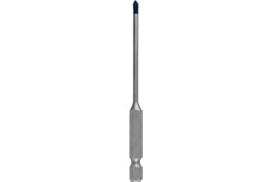 Bosch Professional 1x Punte Expert HEX-9 HardCeramic per Tegole, Piastrelle, Ø 3.00 mm, Accessorio Trapano a Percussione