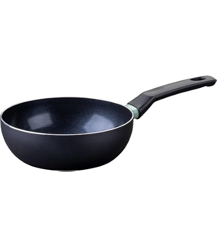 Poêle Wok Fackelmann Essential Crisp 20 Cm - Aluminium Recyclé, Revêtement Céramique Antiadhésif, Compatible Induction - 6
