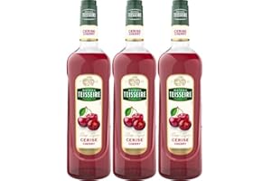 THE SIROP SHOP Pack de 3 sirops de cerise Teisseire qualité professionnelle - 3 x 1L